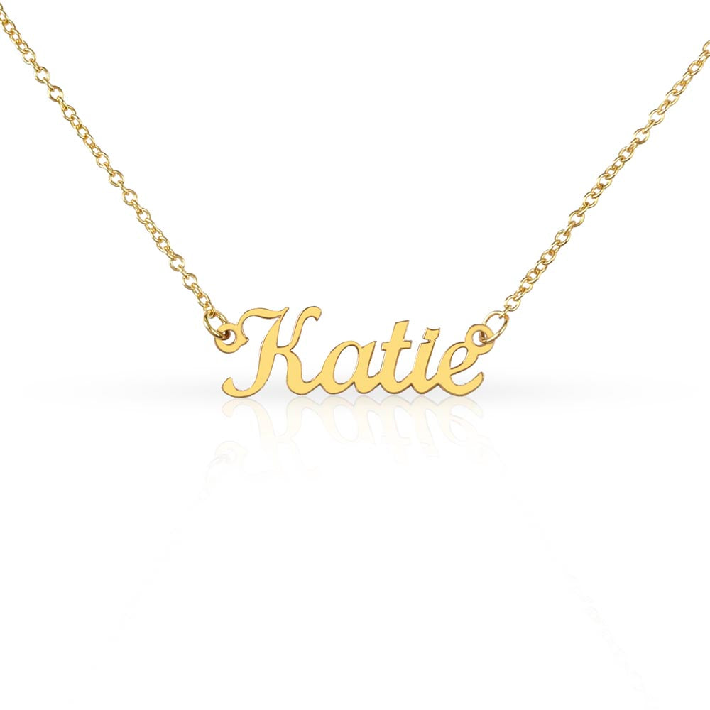 Personalized Custom Name Necklace for Women – Elegant Gold/Silver Pendant Jewelry Gift