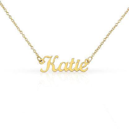 Personalized Custom Name Necklace for Women – Elegant Gold/Silver Pendant Jewelry Gift
