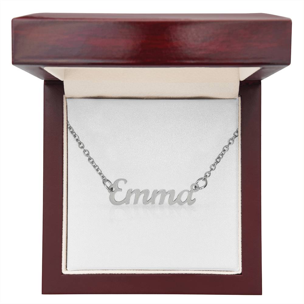 Personalized Custom Name Necklace for Women – Elegant Gold/Silver Pendant Jewelry Gift