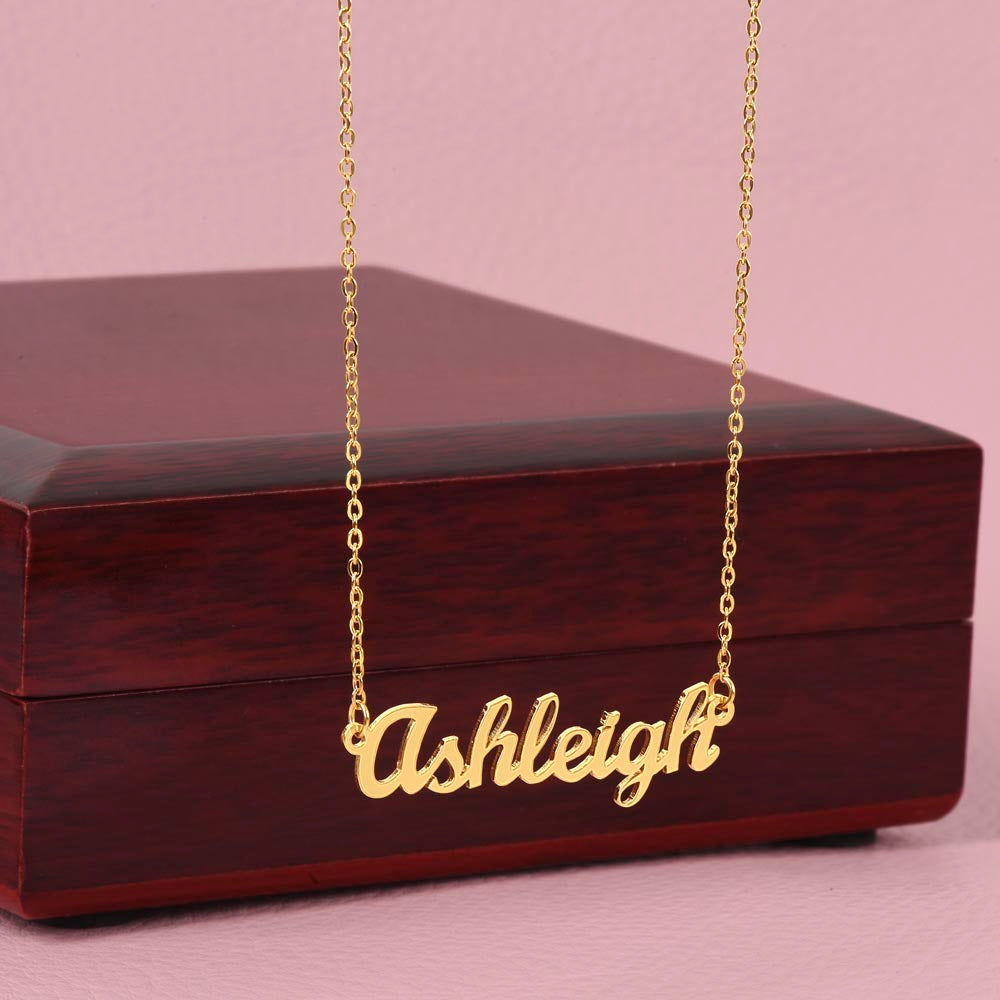 Personalized Custom Name Necklace for Women – Elegant Gold/Silver Pendant Jewelry Gift