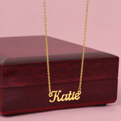 Personalized Custom Name Necklace for Women – Elegant Gold/Silver Pendant Jewelry Gift
