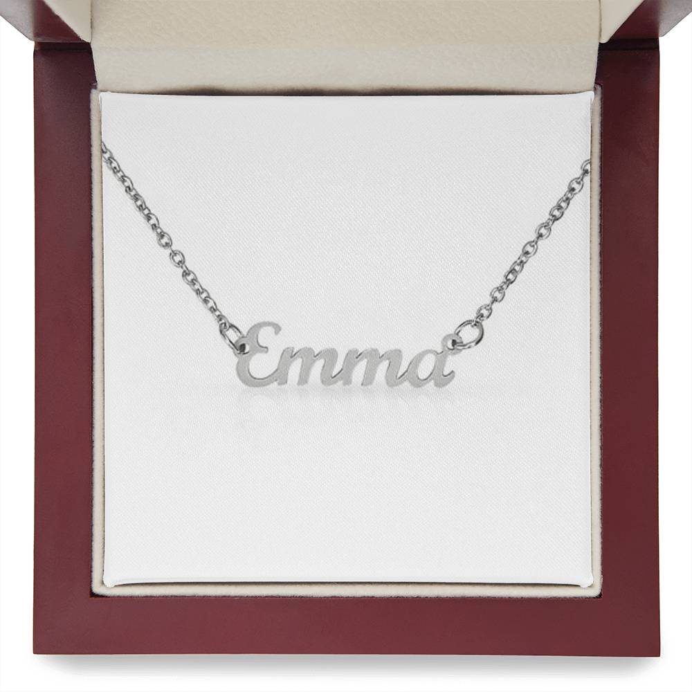 Personalized Custom Name Necklace for Women – Elegant Gold/Silver Pendant Jewelry Gift