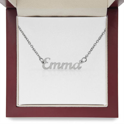 Personalized Custom Name Necklace for Women – Elegant Gold/Silver Pendant Jewelry Gift