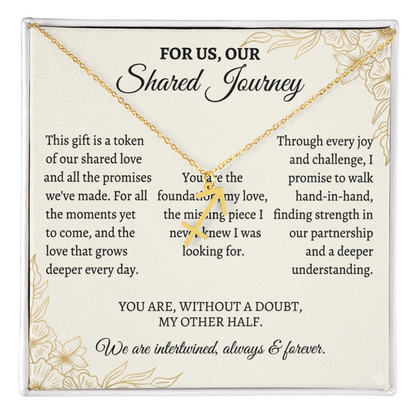 Zodiac Symbol Couple Necklace – Romantic Astrology Jewelry Gift for Couples