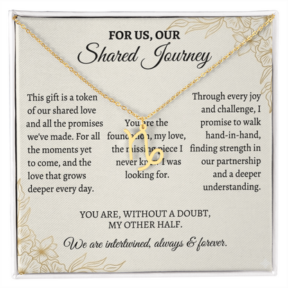 Zodiac Symbol Couple Necklace – Romantic Astrology Jewelry Gift for Couples