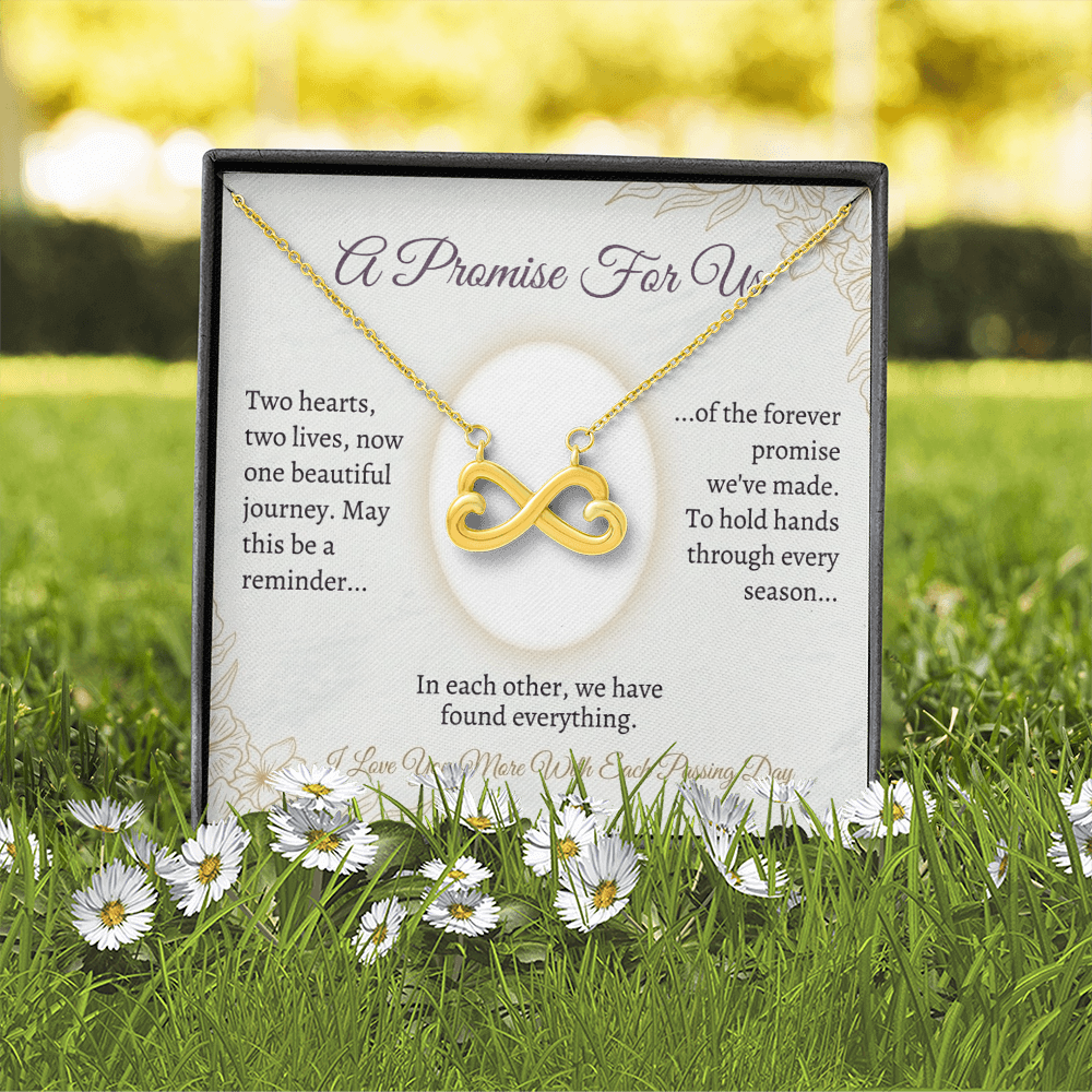 Stylish heart necklace for long-distance couples