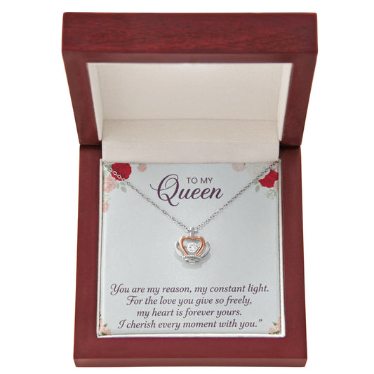 Crown Pendant Necklace