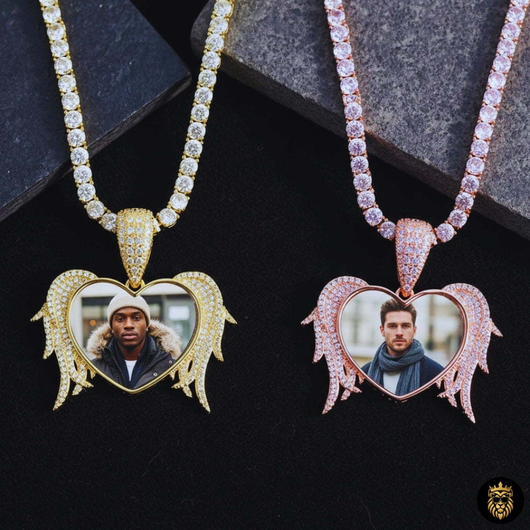 Gift-ready custom heart photo jewelry piece