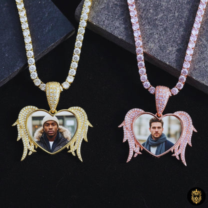 Gift-ready custom heart photo jewelry piece