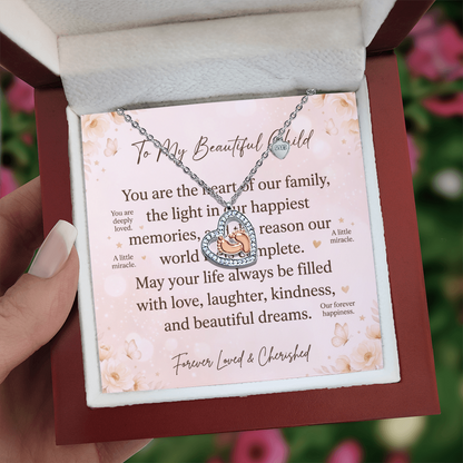 Personalized baby feet necklace keepsake jewelry gift for moms
