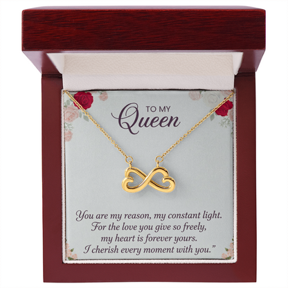 Sparkling love necklace for special occasions