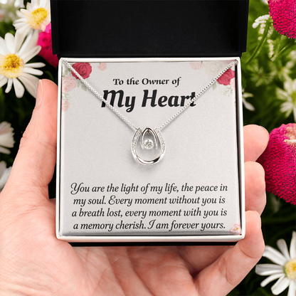 Anniversary gift necklace for wife