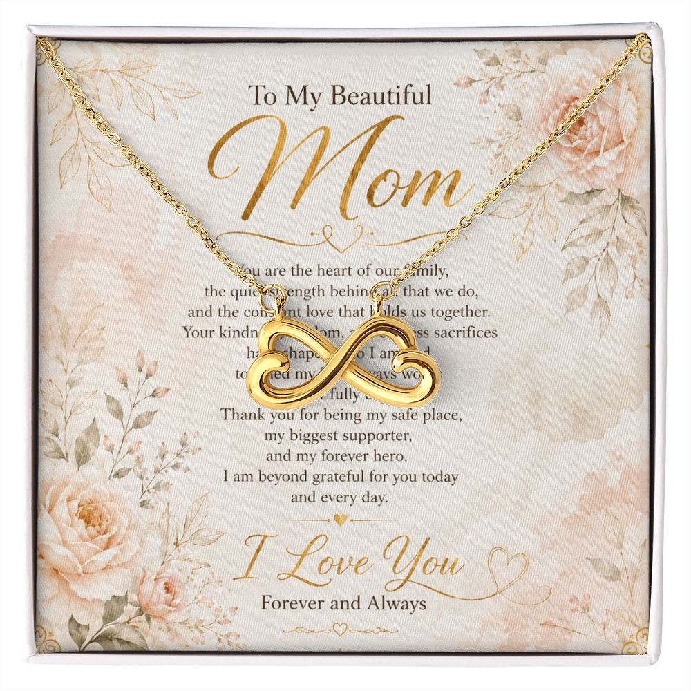Stylish necklace gift designed for mothers