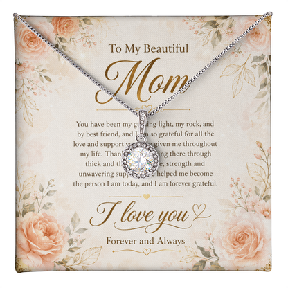 Eternal Hope Necklace gift for mom with sparkling cubic zirconia pendant