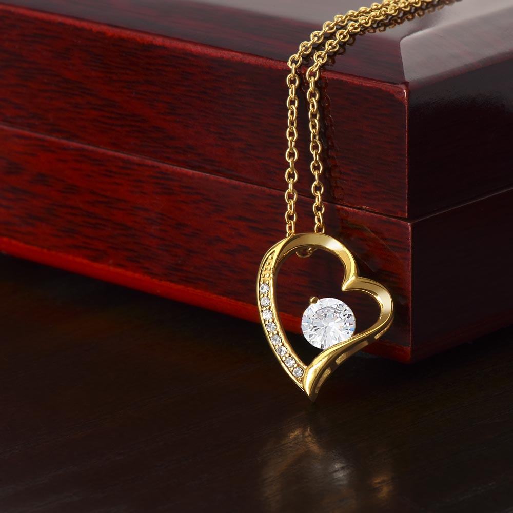 Forever Love pendant necklace for anniversary gift