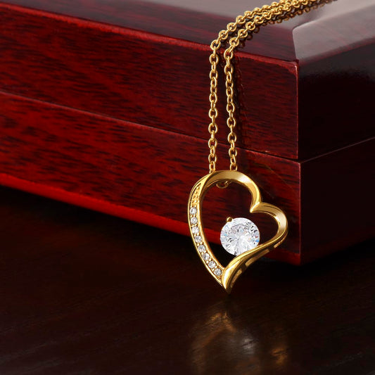 Forever Love pendant necklace for anniversary gift