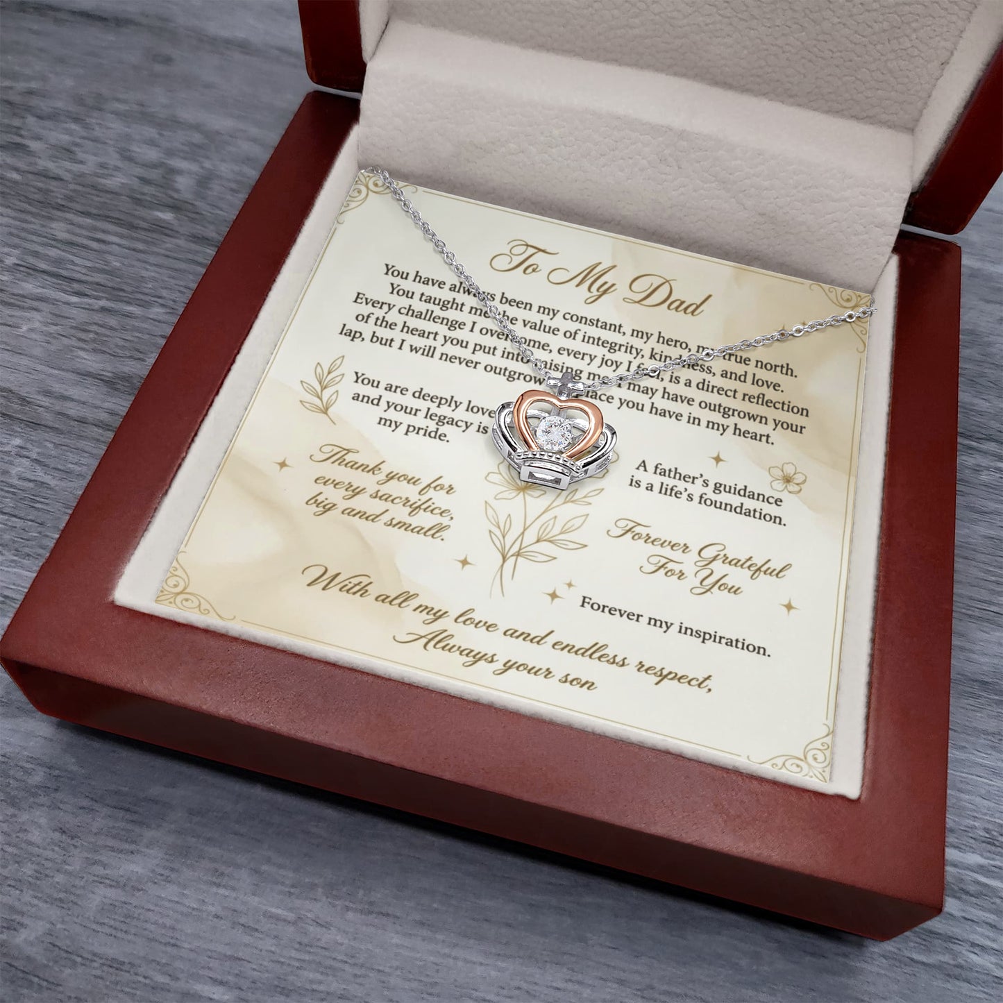 Premium men’s necklace for Father’s Day