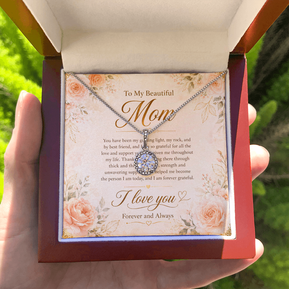 Adjustable chain necklace gift for mother