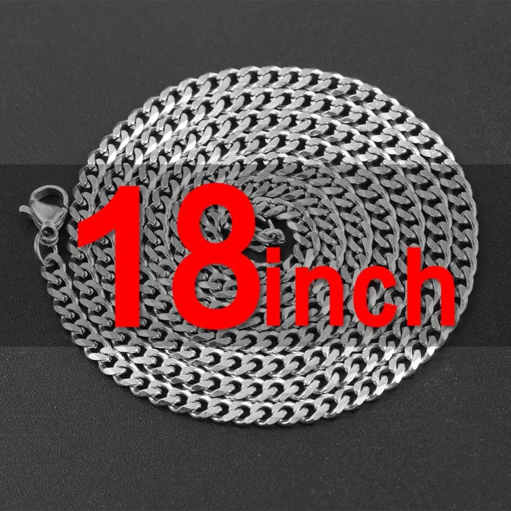 Rope Chain Cuban Chain 4mm Tennis Chain For Women Mens Hip Jewelry