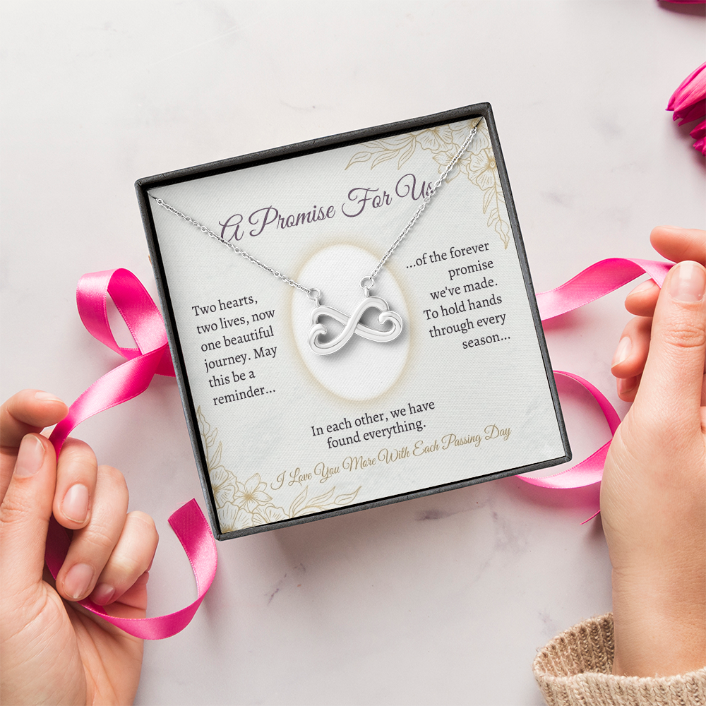 Meaningful heart necklace for boyfriend and girlfriend