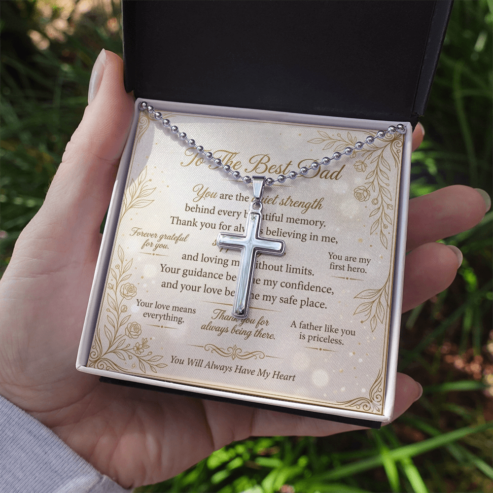 Personalized religious necklace for Father’s Day