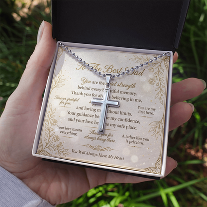 Personalized religious necklace for Father’s Day