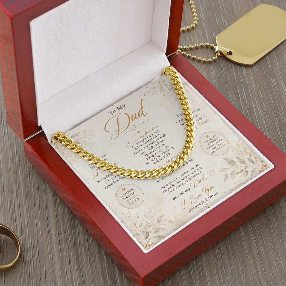 Sentimental Dad jewelry gift from child