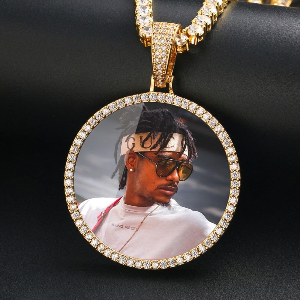 Custom Photo Medallion Necklace- Best Christmas Gifts 2025