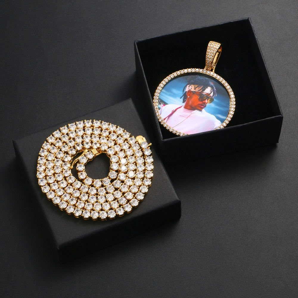 Custom Photo Medallion Necklace- Best Christmas Gifts 2025