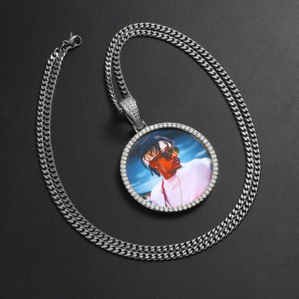 Custom Photo Medallion Necklace- Best Christmas Gifts 2025