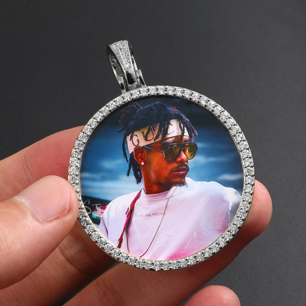 Custom Photo Medallion Necklace- Best Christmas Gifts 2025