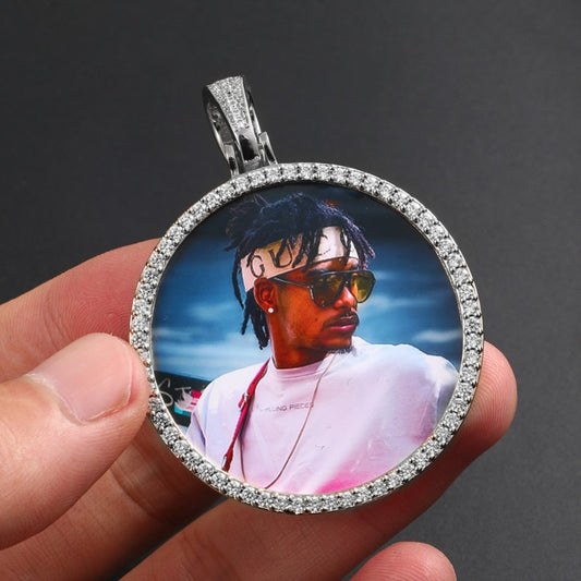 Custom Photo Medallion Necklace- Best Christmas Gifts 2025