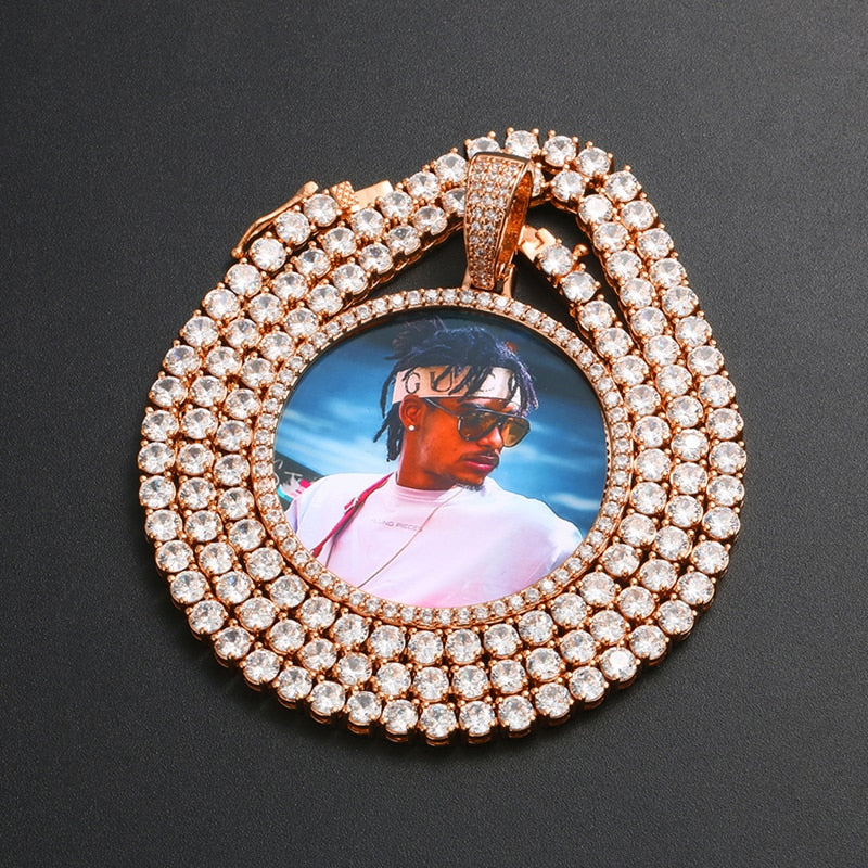 Custom Photo Medallion Necklace- Best Christmas Gifts 2025