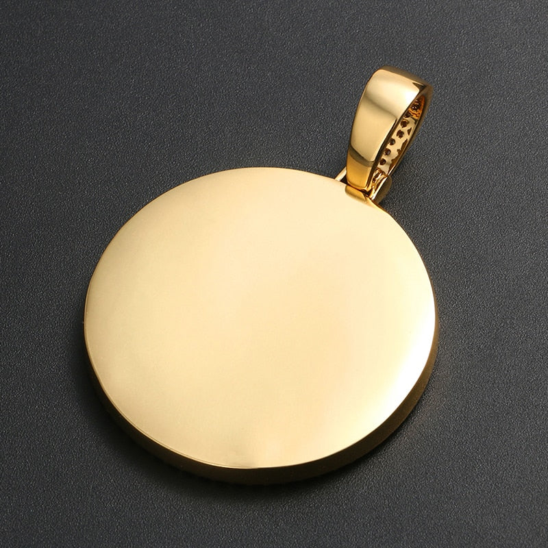 Custom Photo Medallion Necklace- Best Christmas Gifts 2025