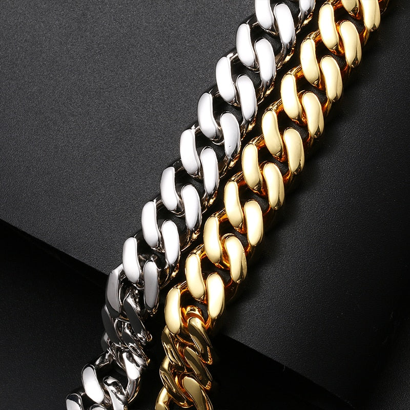 Miami Curb Rhinestone Cuban Chain Bracelet 2025- AAA+ Cubic Zirconia Hip Hop Bracelet