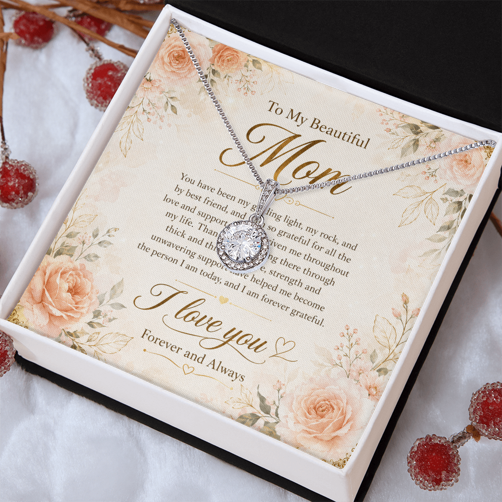 Sentimental necklace gift for mom from daughter