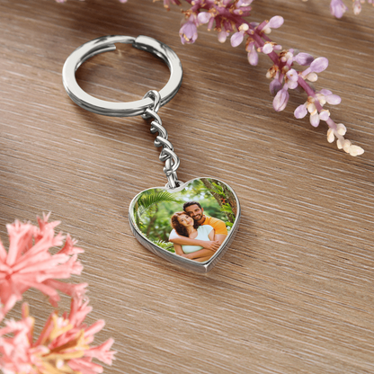 Fashionable heart keychain for everyday use