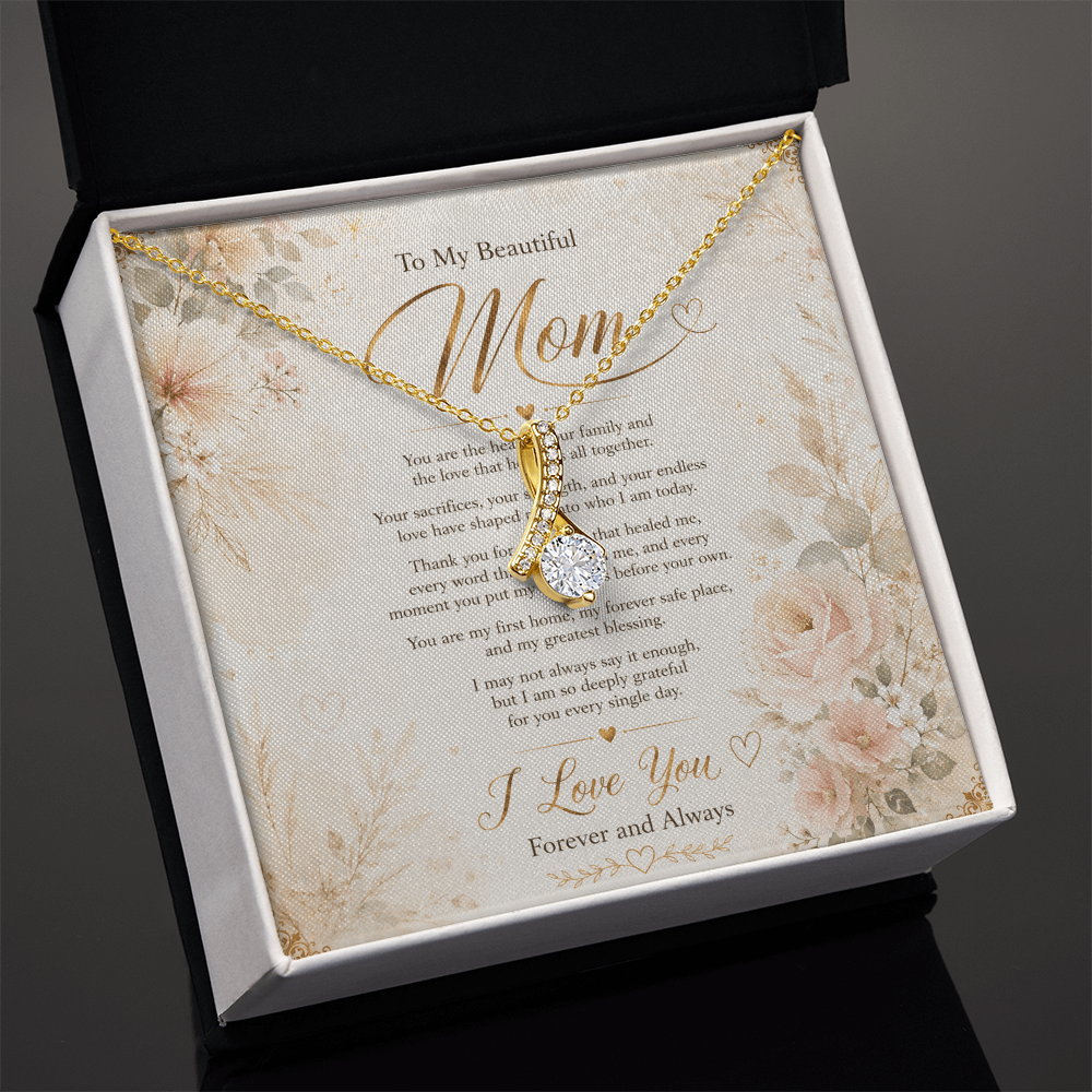 Elegant cubic zirconia necklace for Mother’s Day celebration