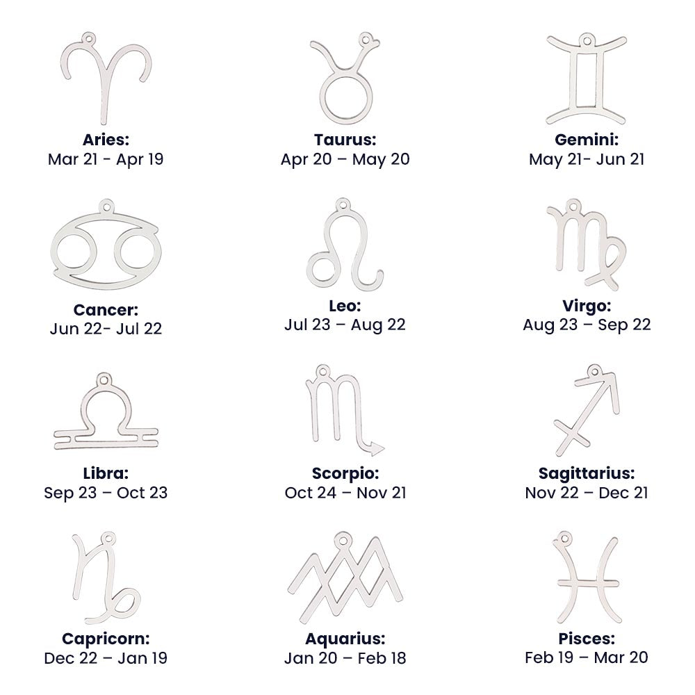 zodiac symbol necklace